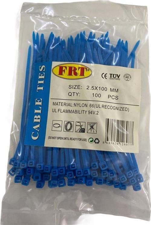 FRT Mavi 2,5x100 Kablo Bağı