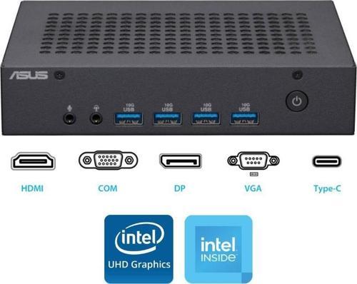 N100 32GB 512GB M.2 SSD PN43-BBN100MD ATL13 FDos Mini Masaüstü Bilgisayar