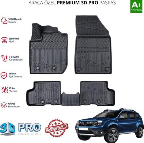 DUSTER ARACA ÖZEL 3D PASPAS 2018 2019 2020 2021 2022