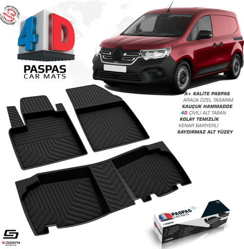 Renault Kangoo 4D Havuzlu Paspas 2024 Üzeri A+ Kalite