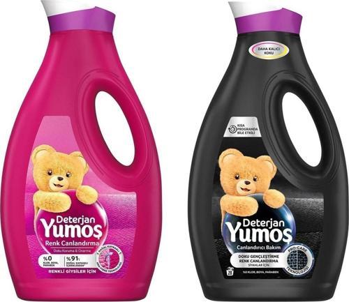 Sıvı Çamaşır Deterjanı 1690 ml Renkliler ve Siyahlar 2 li