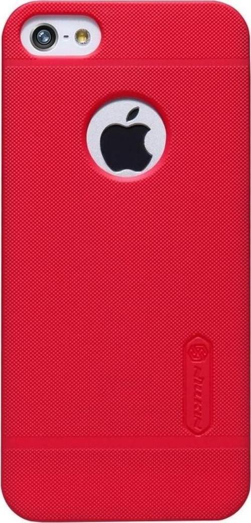 Apple iPhone 5 Nillkin Marka Sert Kauçuk Kılıf - Kırmızı