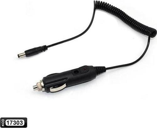 Çakmak Fişi 12V 2A Spiral Kablolu 1.5 Metre
