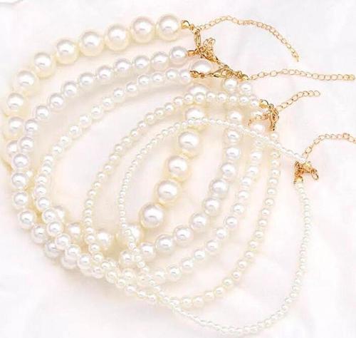 5 ADET SIRA İNCİ KOLYE SET