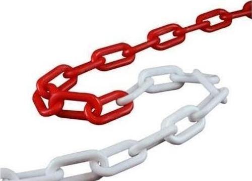 Plastik Zincir Kırmızı Beyaz ( 5 Metre)