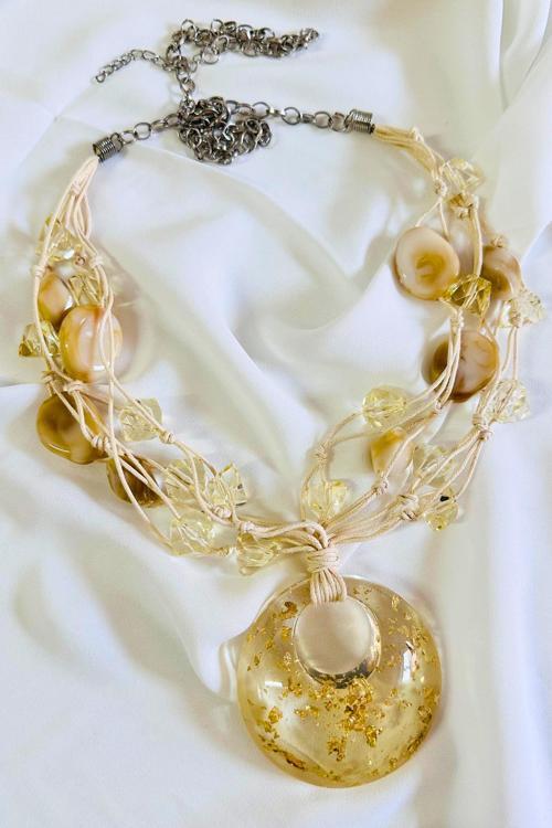 TASARIM ETNİK KEMİK KOLYE KOLYE