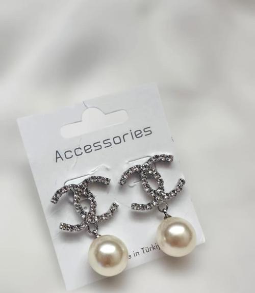 İncili Taşlı Chan Küpe