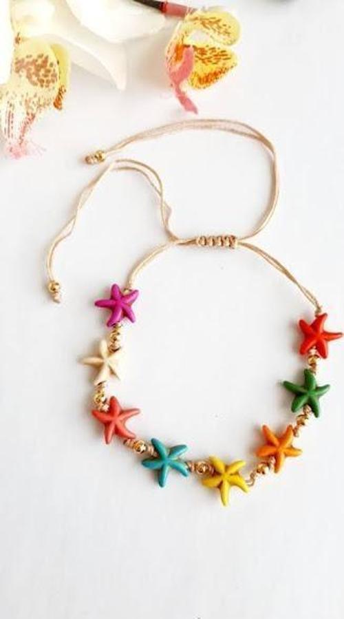 DENİZ YILDIZI HALHAL BİLEKLİK