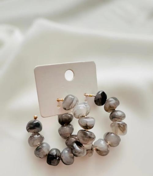 AKRİLİK HALKA KÜPE