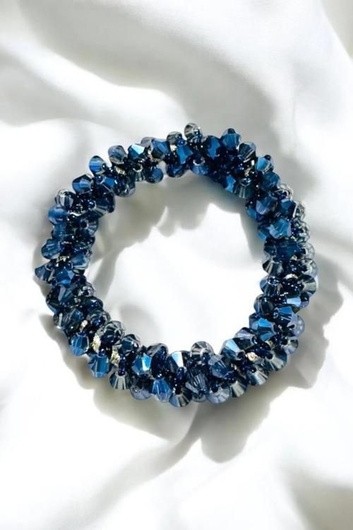 FULL KRİSTAL LASTİK TOKA