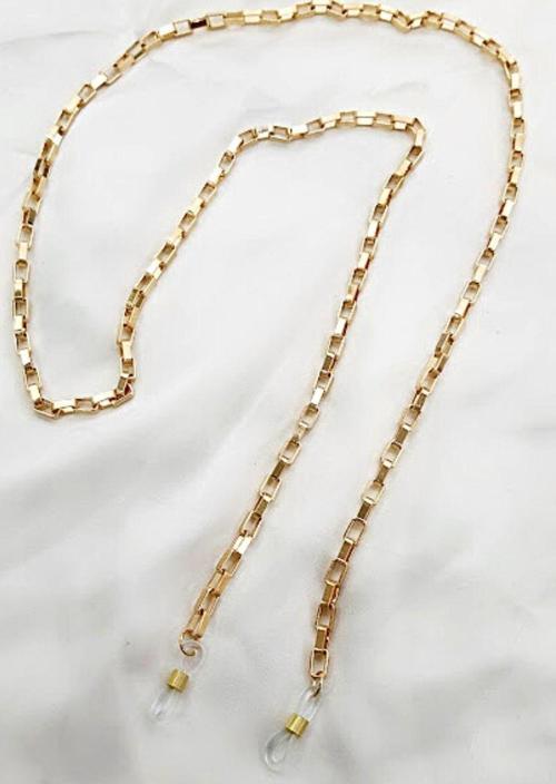 KÜP DETAYLI GÖZLÜK ZİNCİRİ  GOLD