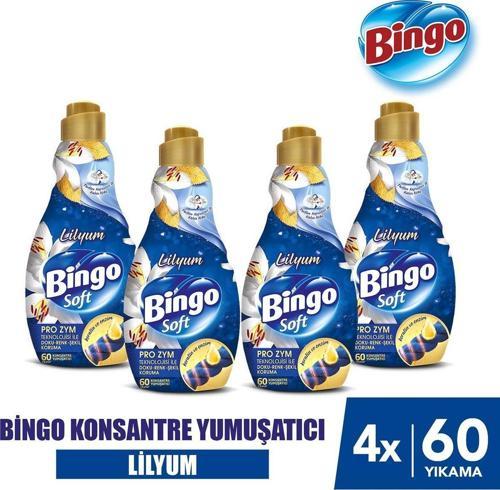 Konsantre Çamaşır Yumuşatıcısı Lilyum 1440 ml x 4 Adet