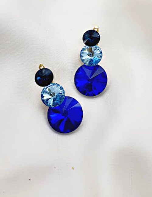 SWAROVSKİ 3 DAMLA KÜPE