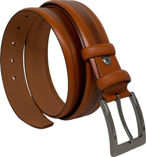 Taba Hakiki Deri Ortası Dikişli 3.5 Cm.lik Klasik Erkek Kemer - 208-62-22ks