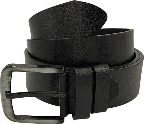 Siyah Hakiki Deri Düz Renk 4.5 Cm.lik Spor Kemer- Tek Katmanlı Manda Derisi - 500-düz-22y