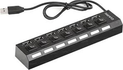 DK AC USB272 7 Port Anahtarlı USB2.0 HUB