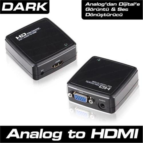 DK-HD-AVGAXHDMI VGA to HDMI Aktif Dönüştürücü