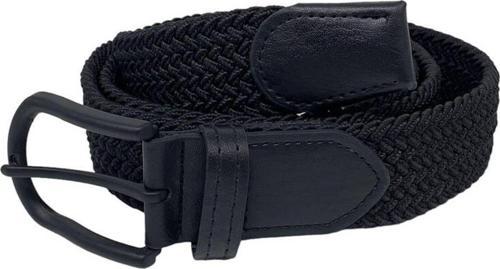 Siyah Elastik Esnek Unisex Örgü Kemer - 8500-1
