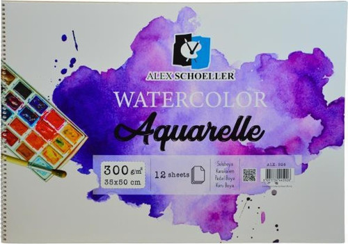 Watercolor Aquarelle 35x50 cm 926