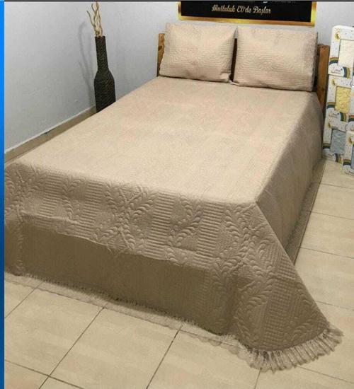 Linda Yatak Örtüsü 6 Parça Cappicino
