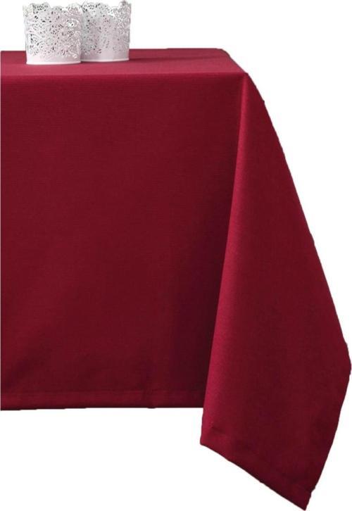 Duck Kumaş Dertsiz Masa Örtüsü Bordo 140Cm X 220Cm