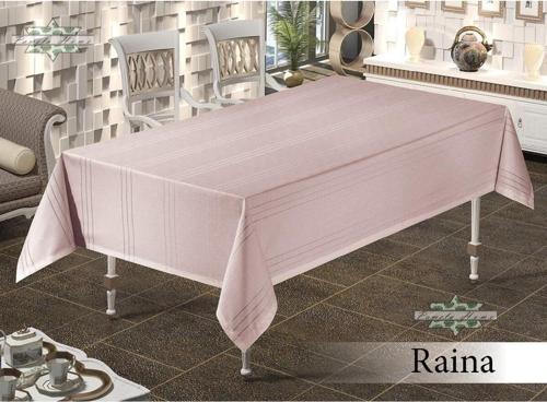 Keten Masa Örtüsü Şık Tasarım Dantelli Dertsiz 160X220