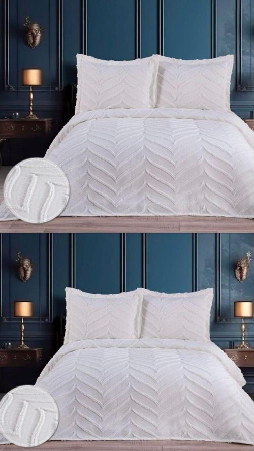 İskandinav Yatak Örtüsü Fenomen Niche  Pike Takımı Krem