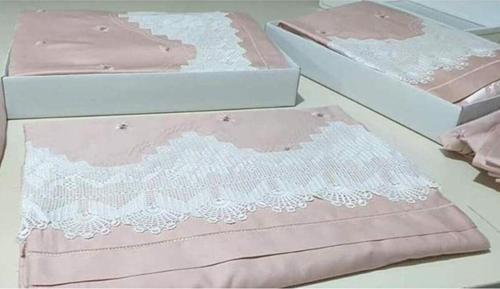El Işi Dantel Nevresim Takımı Çarşafı Da Dantelli Ağır Model