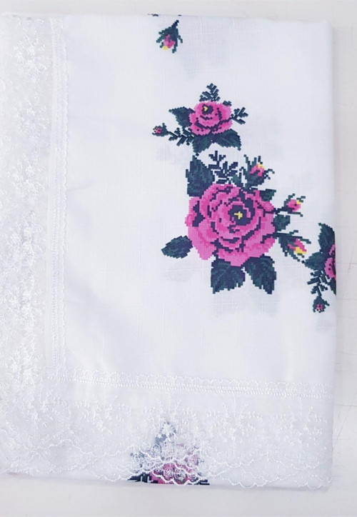 Kaneviçe Desen Masa Örtüsü 160X220
