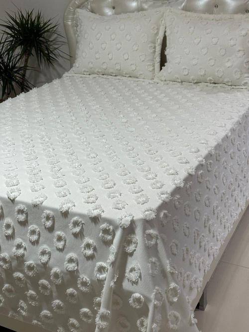 Sibelart Çift Kişilik Ponpon Pike Takımı 250X260