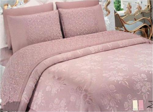 Pembe  Fransız Güpürlü Sultan Pike Takımı