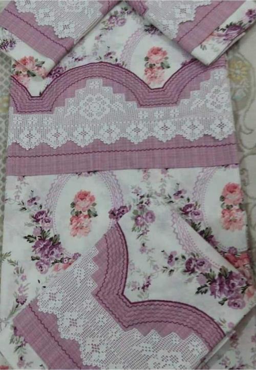 El İşi Dantelli Nevresim Takımı Çarşafı Dantelli