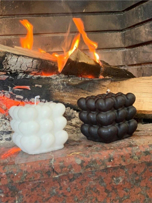 2'Li Kokulu Kalpli Bubble Mum Takımı