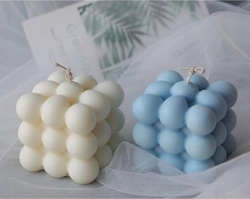 Dekoratif Bubble 2'Li Set Kokulu Mum
