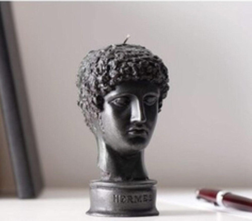 9 Cm Hermes Dekoratif Kokulu Heykel Büst Mum