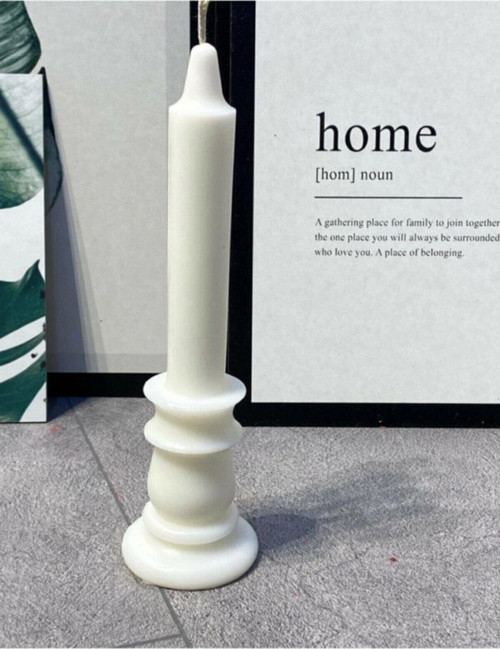 Kokulu Şamdan Görünümlü Dekoratif El Yapımı Mum