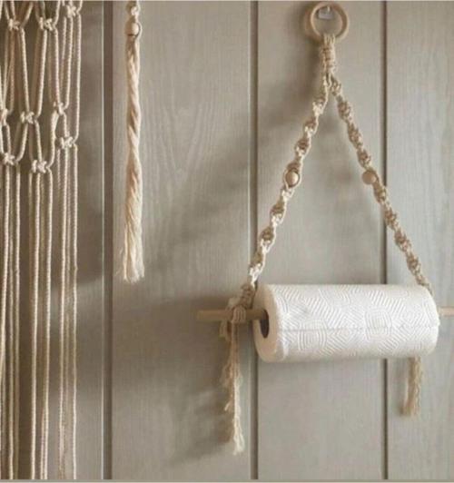 Banyo Havluluk Makrome El Yapımı