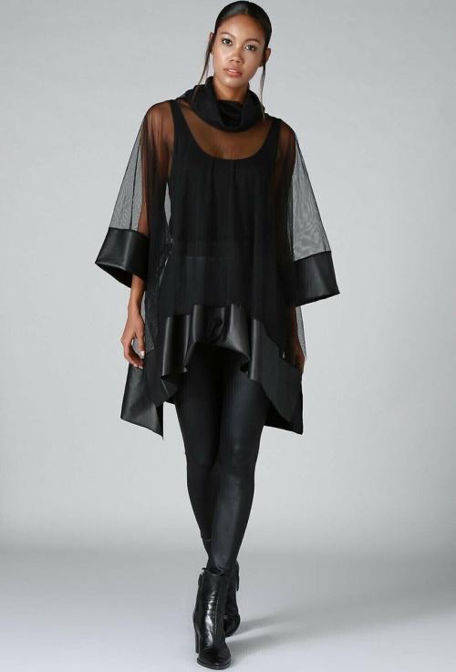 Tül Tunik Bluz