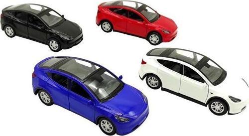 TESLA ARABA 1:36 Tesla-Y Sesli ve Işıklı Die Cast Çek Bırak Araba 1 ADET FİYATIDIR
