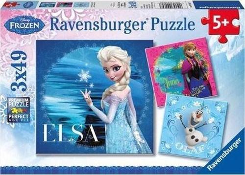 WD Frozen - 3X49 Parçalı 92697
