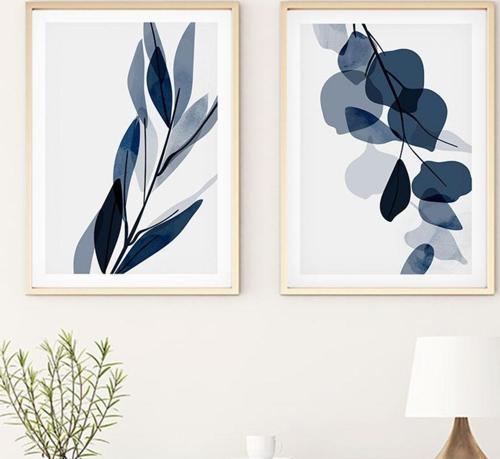 Ahşap Çerçeveli Modern Tablo Seti Huhu25