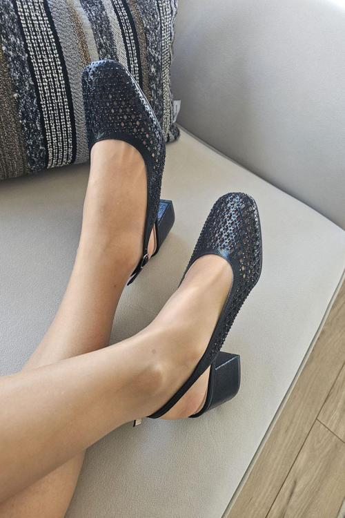 Kadın Taşlı Abiye Ayakkkabı 036 9438 Abiye Ayakkabılar