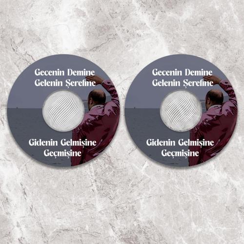 Işıklı Gecenin Demine Gelenin Şerefine Bardak  Altlığı 2 li