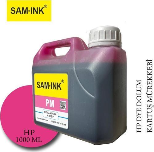 ® Samink Hp Z Serisi Plotter Pigment Kartuş Dolum Mürekkebi Z2100/Z5200/Z5400/Z5600/LM (Light Magenta) -1000ml-