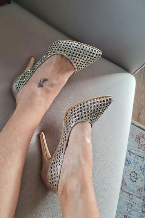 KADIN ABİYE TAŞLI SİTİLETTO 135 5399