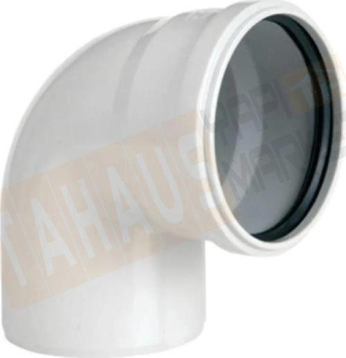 PVC Kapalı Dirsek 150X87°
