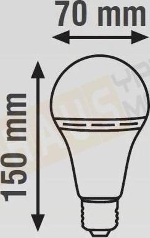 9W E27 ŞARJLI LED AMPUL 6500K BEYAZ IŞIK