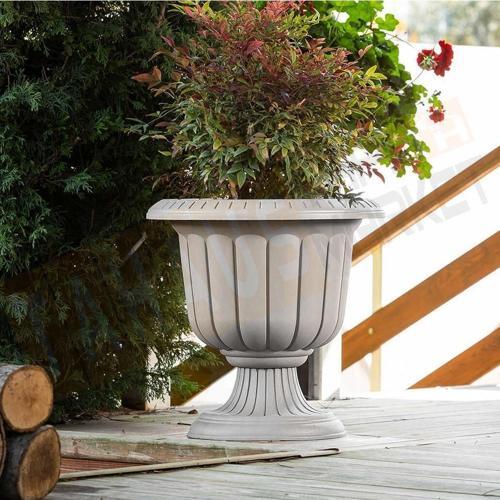 NERGİS SAKSI KİRLİ BEYAZ 25 LT 2 NO