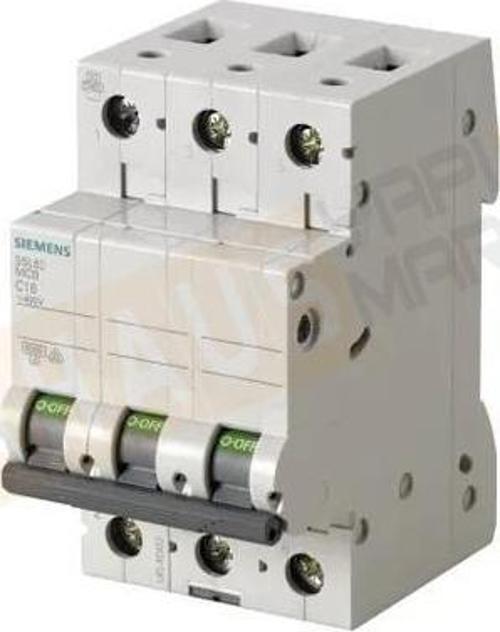 SIEMENS 5SL6316-7 6kA 3x16A NC Otomatik Sigorta
