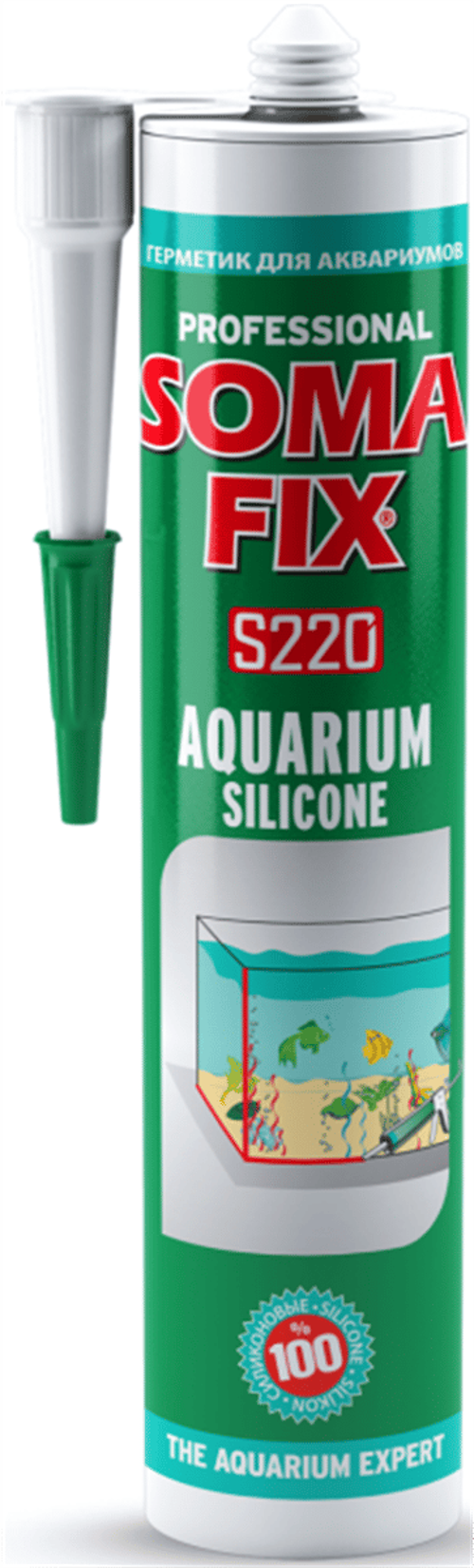 SOMAFIX AKVARYUM SİLİKON ŞEFFAF 280 ML S220